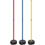 Scucs 1151 Takozlü Slalom Çubuğu 3lü - Sarı - Kırmızı - Standart