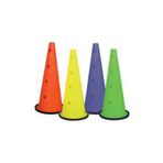 SCUCS Delikli Antreman Hunisi Orta 45 cm ( 5 Sarı 5 Kırmızı ) 10 Adet