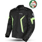 Scudo Roma 4 Mevsim Erkek Motosiklet Montu Siyah/sarı