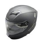Scudo S1 Full Face Kapalı Güneş Vizörlü Motosiklet Kaskı Ece 22.06 Sertifikalı Mat Siyah - 2XL