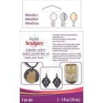 Sculpey 3'lü Set 3x30 ml Metallics ALSMET1 Sıvı Polimer Kil