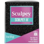 Sculpey 5796202 Siyah Glitter 57 gr Polimer Kil