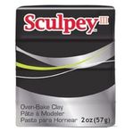 Sculpey III 042 Black Polimer Kil