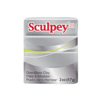 Sculpey III 1130 Silver Polimer Kil