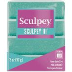 Sculpey III Turkuaz Glitter 57 gr Polimer Kil