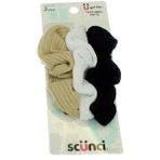 Scunci Zahmetsiz Güzellik 2 X 2 Temel Fitilli Twister, 3 Sayı, Renkler Değişebilir