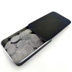 SCXMZJZY 200 ADET 3/4 Boru Ekranları, Paslanmaz Çelik Boru Ekran Filtreleri Siyah Saklama Kutusu ile 0.75 "Metal Ekranlar