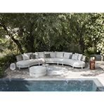 SCY Home Garden Mirum 2+2+2+ Puf+ Orta Masa Dekoratif Bahçe Mobilyası Oturma Grubu Naturel