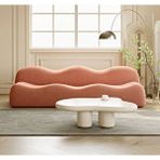 SCY Home Garden Scks-080 Melli Dekoratif Koltuk 3'lü Oturma Takımı Modern Kanepe Pembe