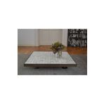 SCY Marble Doğal Gerçek Mermer Tablalı Dekoratif Orta Masa Lobi Masası Metal Ayaklı Mermer Orta Sehpa