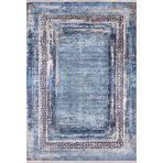 Scyokino Mavi Makinada Yıkanabilir Kaymaz Taban Dijital Makine Baskı Salon Halı-I-Haln-HLN1199-300x400