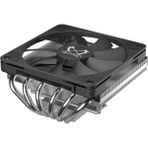Scythe Big Shuriken 4 Low Profile CPU Cooler, 120mm Slim Fan, Intel & AMD Uyumlu, Sessiz İşlemci Soğutucu - Siyah