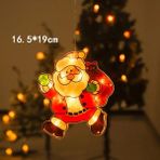SD Works Window Decoration Lights Vantuzlu Yılbaşı Süsü Ledli Noel Baba