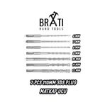 Sds Plus Kırıcı Delici Hilti Duvar ve Beton Delme Matkap Ucu seti 7 parça 110mm Boy 6mm-12mm