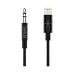 SDT Group 0,9 M Lightning Konnektörlü 3,5 mm Ses Kablosu (Aux Adaptör/ 13/13 Mini, 13 PRO/13PRO Max, 12, 11, Xs, Xr, x ve Daha Fazlası Için Mfi Sertifikalı Lightning-Aux Kablosu) Siyah - 0 - Siyah - Option-1