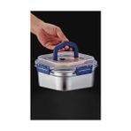 SDT Group 2 Adetçelik 1800 ml Kilitli Yemek Meyve Et Buzdolabı Beslenme Saklama Kabı MT106 - 0 Siyah - Option-1