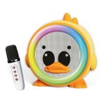 SDT Group 20W 2400 Mah Karaoke Mikrofonlu Ledli Bluetooth Hoparlör BTS-250 - 01-Siyah