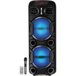 SDT Group 20W 4500 Mah 8 Woofer Taşınabilir Bluetooth Hoparlör BTS-350 - 01-Siyah