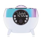 SDT Group 2400 Mah Şarj Saat ve Alarm Özellikli Ledli Bluetooth Hoparlör Bts-99 - 01-Siyah