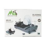 SDT Group Açılır Kapanır Bulaşıklık Tabaklık, Su Tahliye Oluklu ve Çatal Bıçak Kurutmalıklı-Modern Tasarım Plastik - Option-1