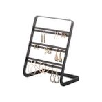 SDT Group Anasayfa Küpe Teşhir Standı Tutucu Çelik | Takı Düzenleyici, Tek Beden, Siyah - 0 - Siyah - Option-1