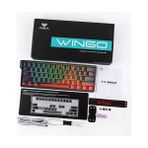 SDT Group Aula WIN60 He Max Manyetik Klavye Trigger Wing Chun Switch 8000Hz Rgb Tkl Hot Swap Oyuncu Klavyesi Kırmızı - Option-1 - 001-Renkli