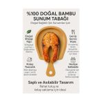 SDT Group Bambu Sunum Tabağı – Saplı Ergonomik Tasarım, Doğal Ahşap, Çevre Dostu, Kahvaltı, Peynir, Meze ve Tatlı Sunumu Için Şık ve Dayanıklı - Kestane Akaju - Option-1
