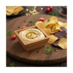 SDT Group Doğal Bambu Kare Çerezlik ve Sunum Kasesi – 10X10 cm Kahvaltılık Zeytinlik, Sosluk, Drajelik ve Kahve Yanı Lokumluk (1 Adet) - Option-1