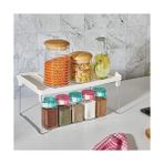 SDT Group Dolap Içi Raf Düzenleyici, Metal Ayaklı, Plastik Mutfak Rafı, Tezgah Üstü Yer Kazandıran Organizer, 14X30CM - 0,1 kg