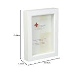 SDT Group Frames 795246 Beyaz Ahşap Hazine Kutusu Gölge Kutusu Resim Çerçevesi, 10,5 x 15,7 cm - -- - Option-1