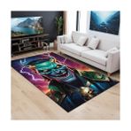 SDT Group Hetra Kadife Oyuncu Odası Halısı Kaymaz Pamuk Tabanlı Yıkanabilir Antibakteriyel Gamer, Gaming Halısı 160X230 - 374-Yeşil