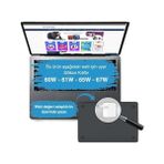 SDT Group MacBook Pro 13 Inç M1-M2 Uyumlu Sert Koruyucu Kapak Şarj Aleti Kılıfı | 67W 61W Usb-C/magsafe 1–2 60W – 360° Çevresel Darbe Koruması, Kablo Organizerli Tasarım Şeffaf - Option-1