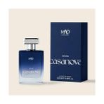 SDT Group Mad Casanova Extrait De Parfum UNISEX100 ml – Limon, Gül ve ile Odunsu, Baharatlı ve Zarif Parfüm - 0.8 ml - 000-Siyah