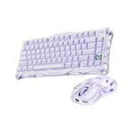 SDT Group Mercury V75 Hall Effect, Trigger 8.000 Hz Kablolu Manyetik Klavye + M1 Pro 26.000 Dpı Rgb Kablosuz Mouse Oyuncu Seti, Lavender Purple - Adaçayı Yeşili