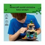 SDT Group Minecraft Zombi Zindanı 21587-8 Yaş ve Üzeri Çocuklar Için Wasteland Gezgini Minifigürü ve 3 Zombi Figürü Içeren Yaratıcı Koleksiyonluk Oyuncak Yapım Seti, Oyuncu Hediyesi Fikri (284 Parça) - 0 - Siyah