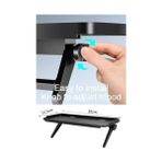 SDT Group Monitör Üstü Stand Organizer Düzenleyici Raf Tv Üstü Stand Ekran Üstü Raf Kurulumsuz Ayarlanabilir Monitör Rafı Masaüstü Düzenleyici Kaymaz Yüzey Tv Rafı - 1BW-Beyaz