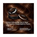 SDT Group Quad Saç Kapatıcı Pudra, Kahverengi, Saç ve Sakal Dolgunlaştırıcı, Doğal Görünüm, 10GR