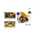 SDT Group Uzaktan Kumandalı 40 Mhz Tam Fonksiyonlu Rc Iş Araçları LED Işıklı Kepçeleri, Damperi ve Vinç Hareketlidir (Kule Vinç-Kepçe-Bulldozer-Kamyon) (Kamyon) - Option-1