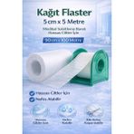 SDT Kağıt Flaster 5 cm x 5 M Medikal Sabitleme Bandı Hassas Ciltler Için 1 Adet