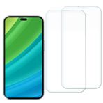 SDTEK *iPhone 14 Pro Max ile Uyumlu 2 Paket Ekran Koruyucu, Temperli Cam Premium Ekran Koruyucu