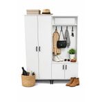 SE Desing Rapid Portmanto 2 Kapılı Beyaz
