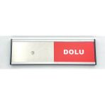 Se-Dizayn Boş - Dolu Tabelası Sürgülü Kapı Yönlendirme Levhası Xl - 1 Adet