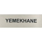 Se-Dizayn Yemekhane Kapı Yönlendirme Tabelası 5 cm x 15 cm Alüminyum