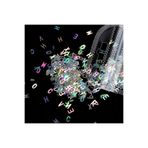 se7enhome Epoksi Hologram Harf Glitter 5gr , Epoksi Reçine Alfabe Holografik Tırnak Makyaj Süs Malzeme