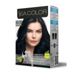 Sea Color 1.1 Mavi Siyah Saç Boyası X 2 Adet