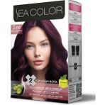 Sea Color 2 Tüplü Patlıcan Moru Saç Boyası Vegan Formül ile Kolay Uygulama 3.66