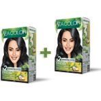 Sea Color 2'li Natural Effect Set Saç Boyası 1.0 Siyah