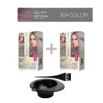 Sea Color 2'Li Paket Home Colorist Set Saç Boyası Ul-V+ Soft Viyole, Boya Tası Ve Fırça Hediye!
