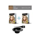 Sea Color 2'Li Paket Set Saç Boyası 8.3 Bal Köpüğü, Boya Tası Ve Fırça Hediye!
