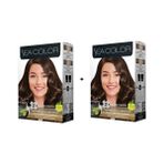 Sea Color 2x2 Tüp Krem Saç Boyası Seti Açık Kestane No:5.4 - 5,4
